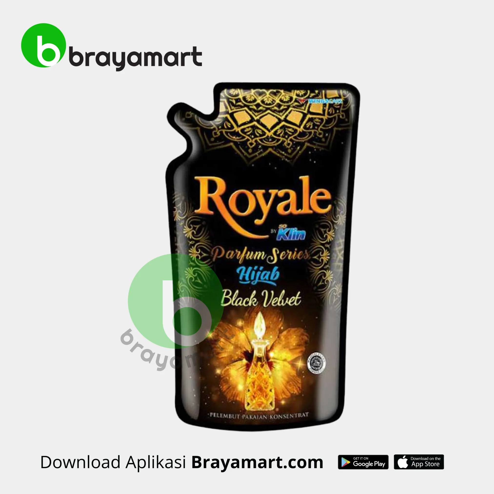 ROYALE HIJAB BLACK VELVET PCH 650ML