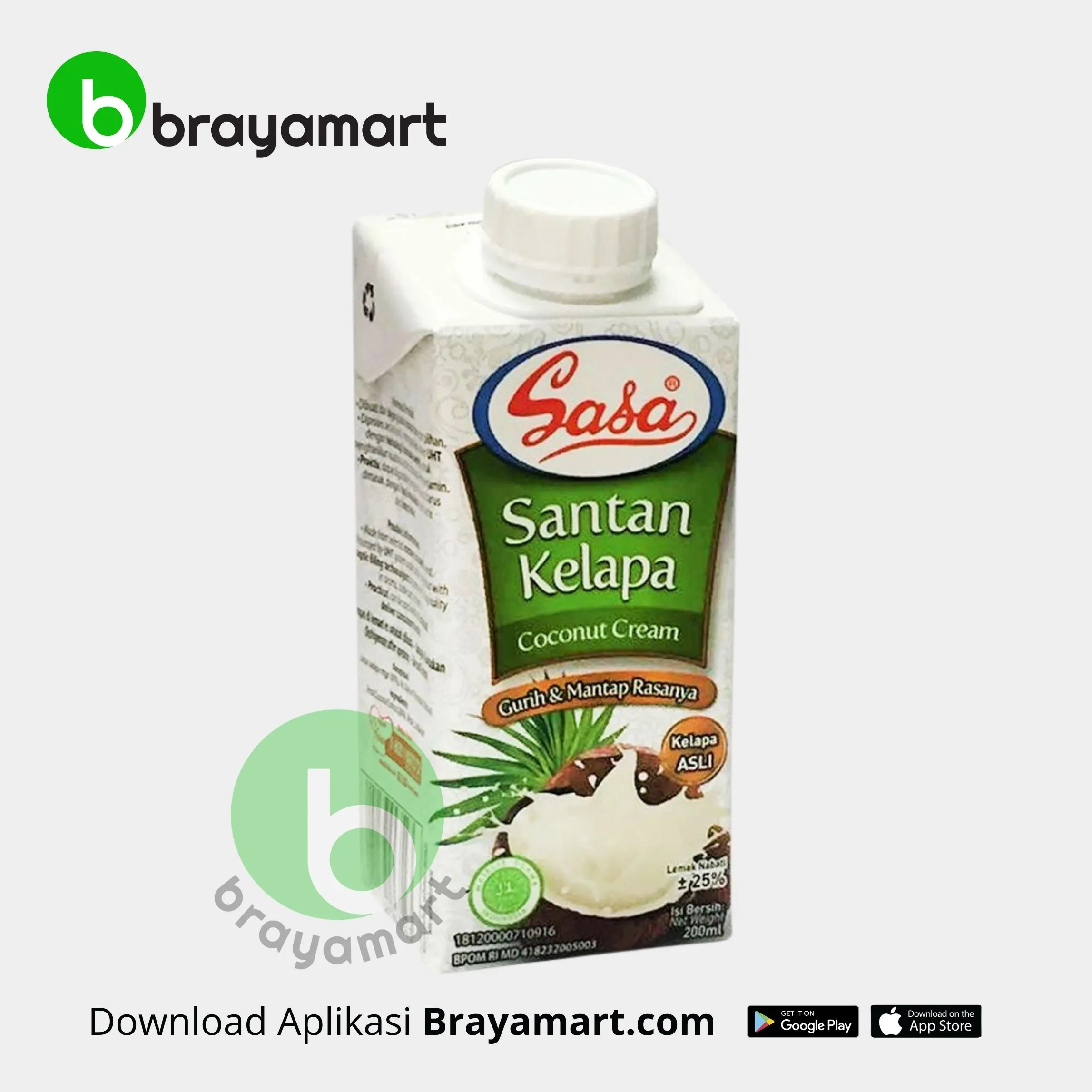 'Sasa Santan Kelapa Sasa  200ml'