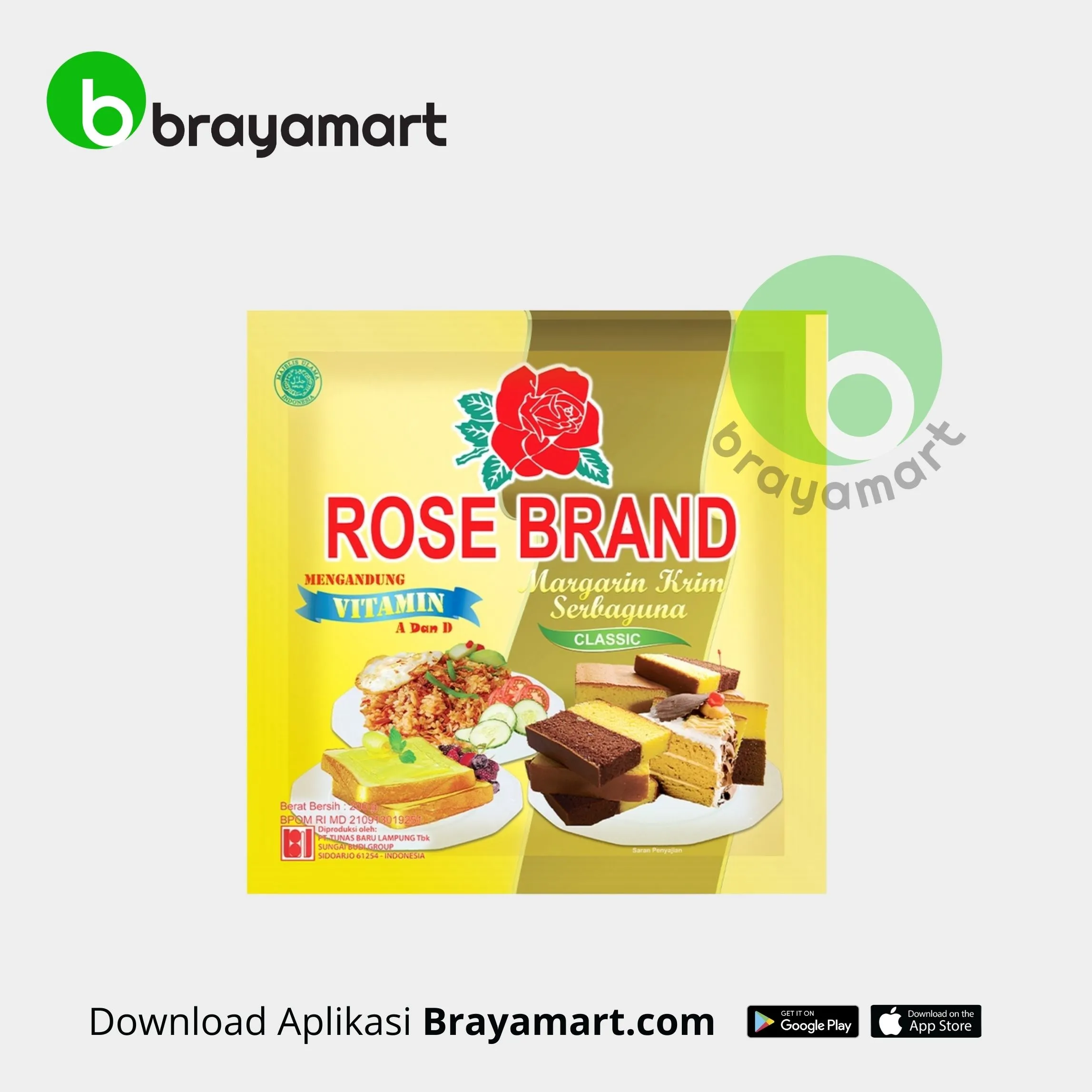 Rose Brand Margarine 200gr