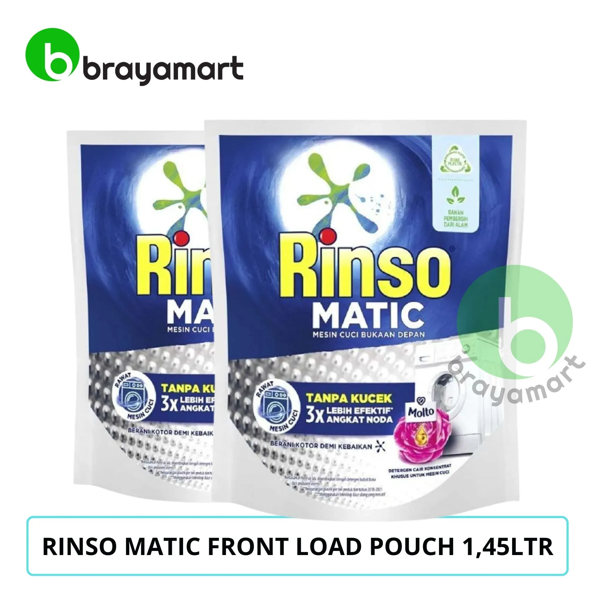 RINSO MATIC FRONT LOAD POUCH 1,45LTR