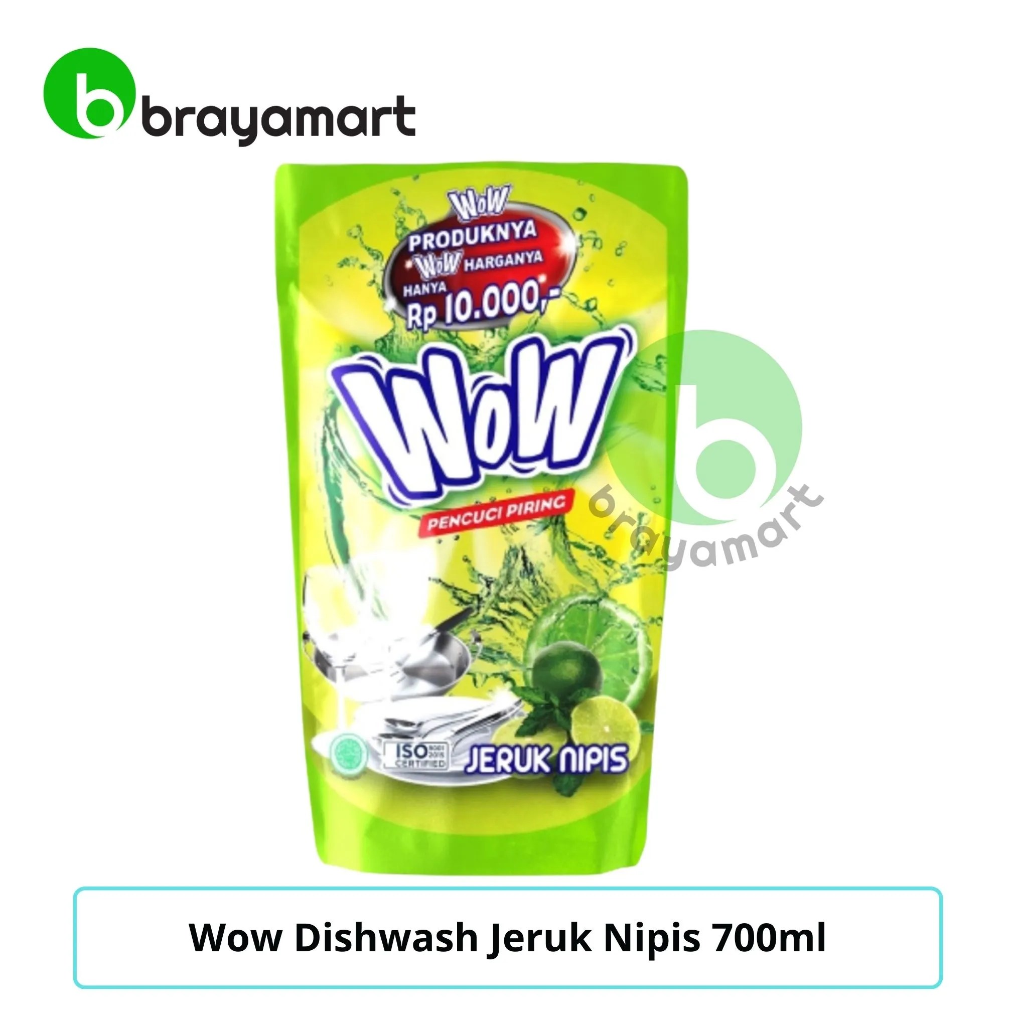 Wow Dishwash Jeruk Nipis 700ml