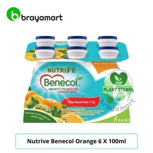 Nutrive Benecol Orange 6 X 100ml