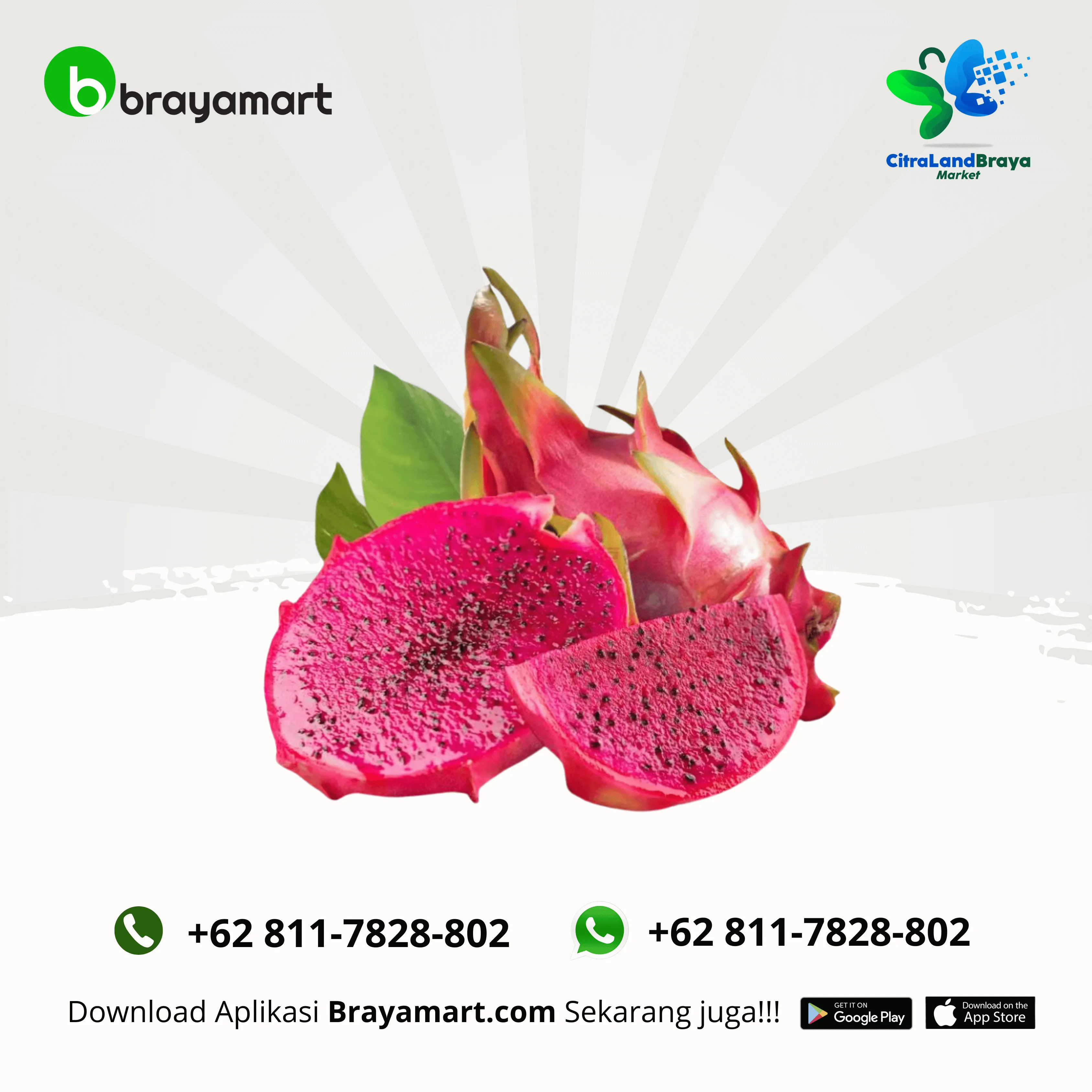 Buah Naga Merah 100 Gram