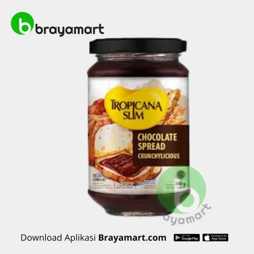 TROPICANA SLIM CHOCOLATE SPREAD 300GR
