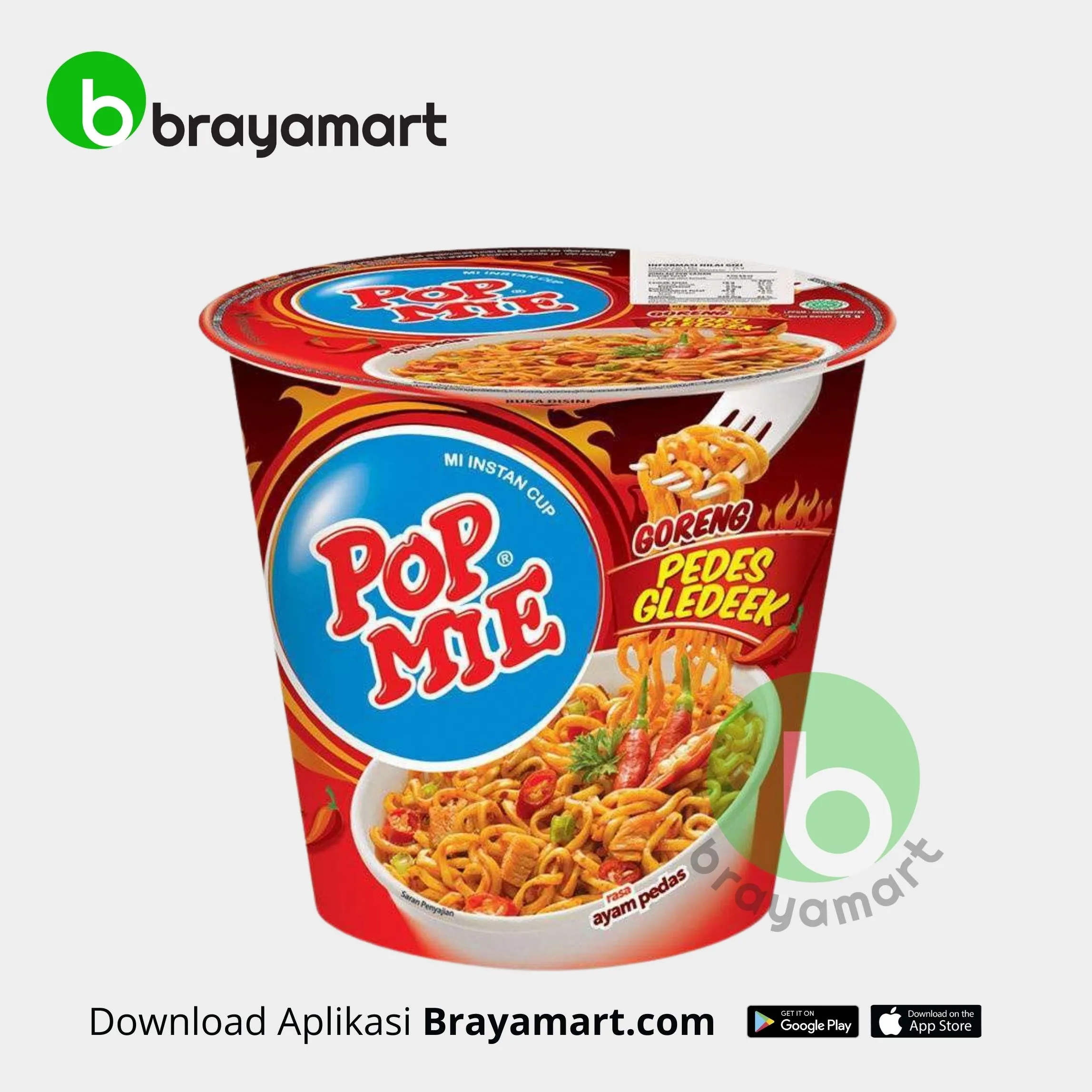 'Pop Mie Goreng Pedes Gledeek'